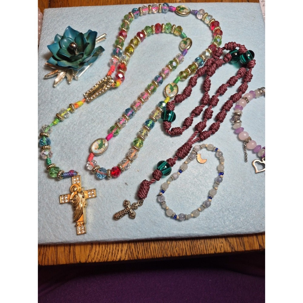 Lot # 7 Assorted Jewelry From Grandma's Jewelry Box